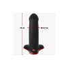 Amor Dildo Black/Red