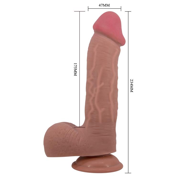 Sliding Skin Solid Dildo 9,2 Flesh