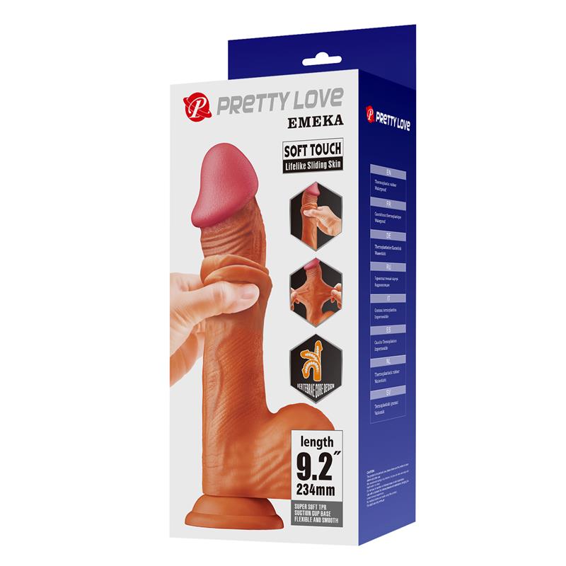 Sliding Skin Solid Dildo 9,2 Flesh