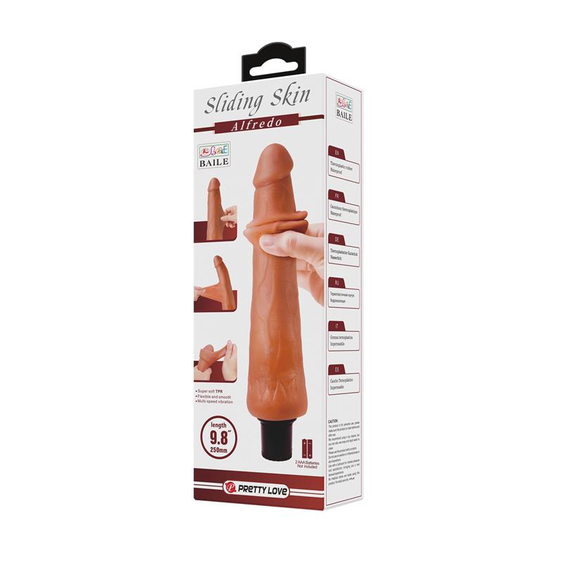 Realistic Sliding skin Dildo Alfredo 9,8