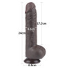 Sliding Skin Dual Layer Dildo 9.5