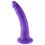 Dildo Slim 17,8 cm Purple