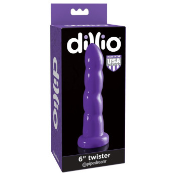 Dildo Twister 15,2 cm Purple