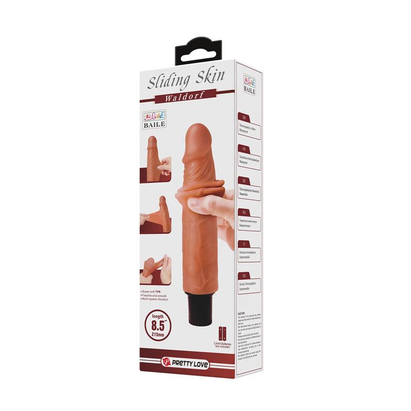 Realistic Sliding skin Dildo Waldorf 8,5
