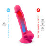 Dual Density Dildo Model 1 (8) Pink