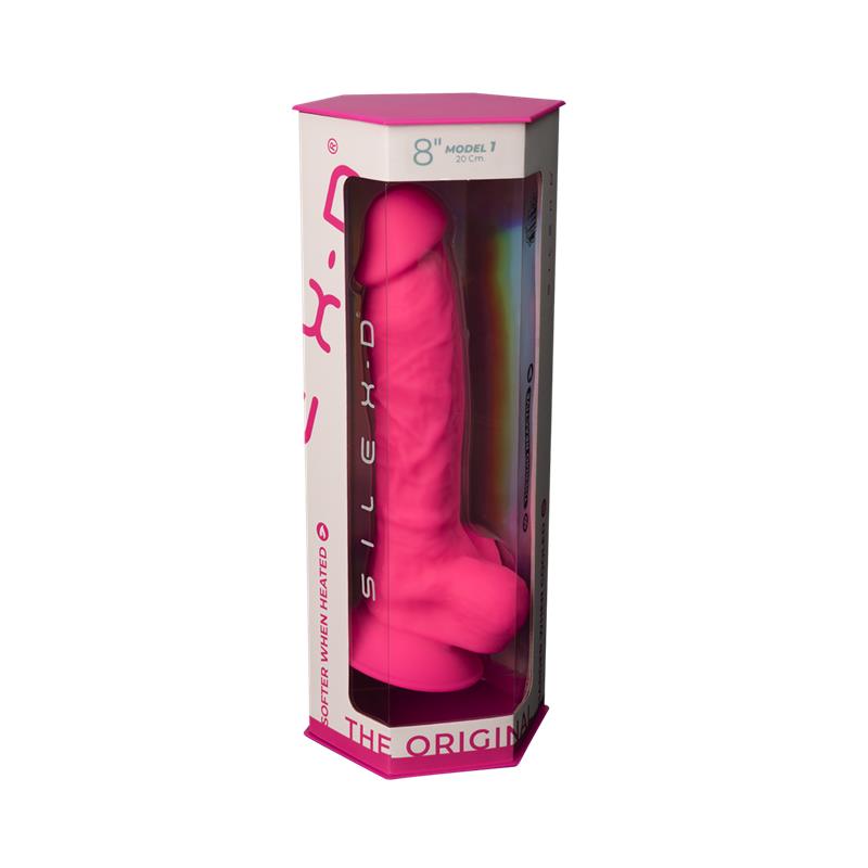 Dual Density Dildo Model 1 (8) Pink