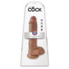 Reaslitic Dildo with Testicles 10 Tan
