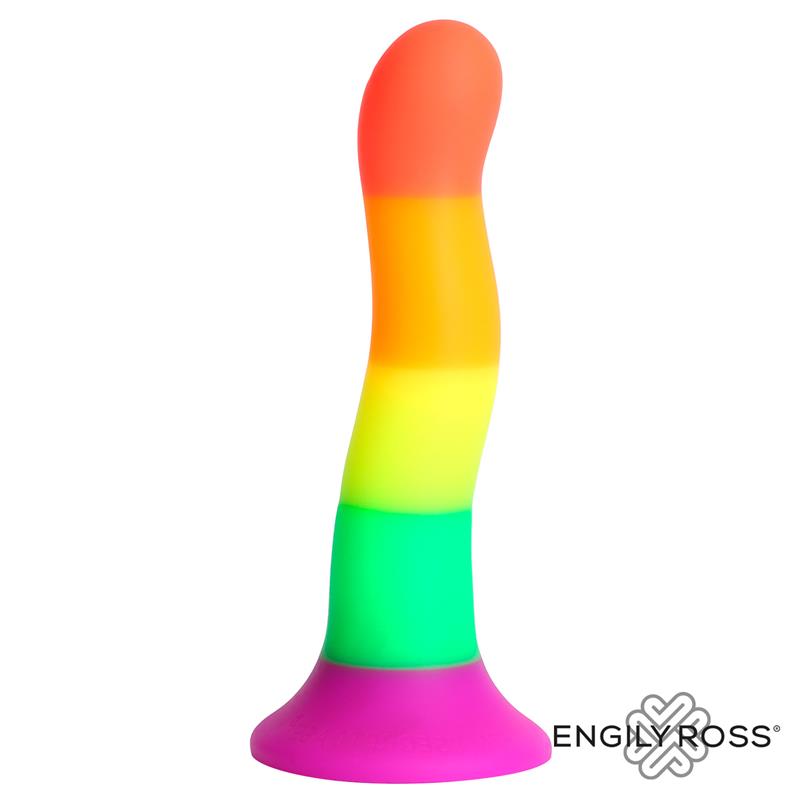 Dildo Rainbow Color LGBT 18 cm