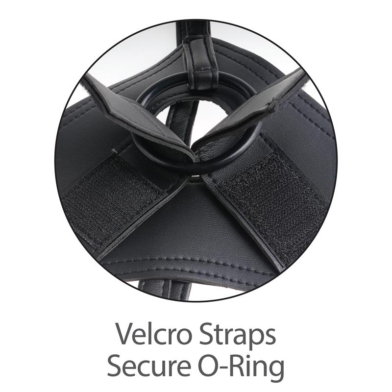 Strap-On Harness Two Cocks One Hole 7 Tan