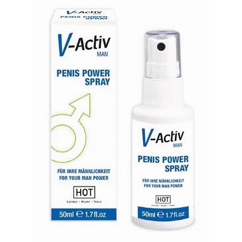 Hot V-Activ Penis Power Spray for Men 50 ml