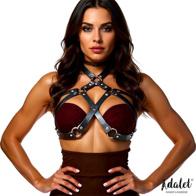 Wendy Vegan Leather Chest Harness One size