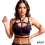 Elva Vegan Leather Chest Harness One size