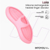 Laia Heated Finger Vibrator and App Pink
