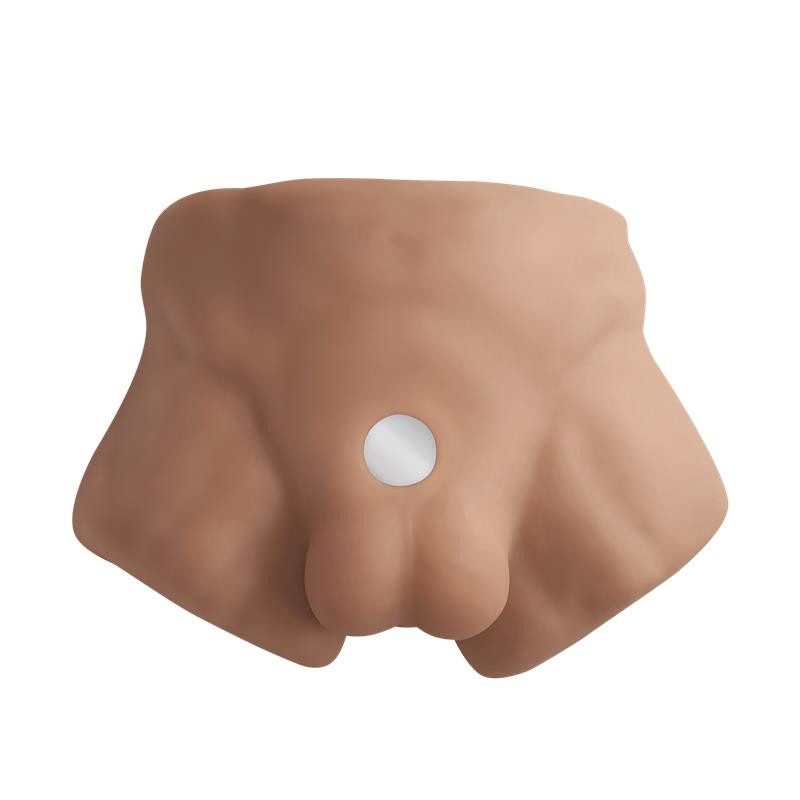 Apollo S Half Torso Liquid Silicone Caramel 7