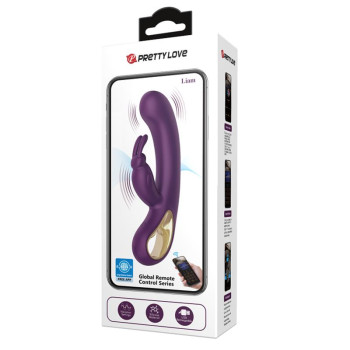 Liam G-Spot Vibrator Silicone with App Purple