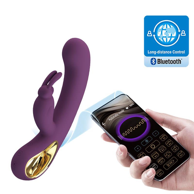 Liam G-Spot Vibrator Silicone with App Purple