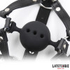 Head Harness with Ball Gag and Nose Hook