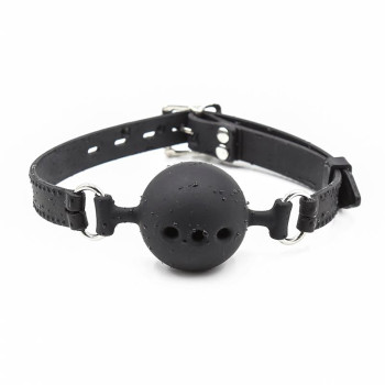 Silicone Breathable Ball Gags 4,5 cm Size M Black