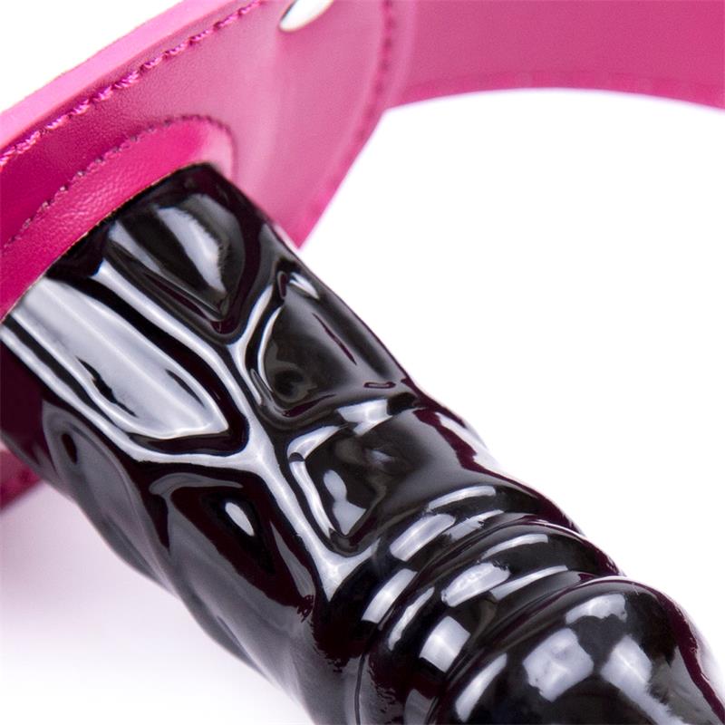 Dildo Gag Ball Adjustable 46-58 cm - Dildo: 10 cm