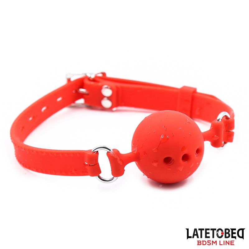 Breathable Silicone Ball Gag S - 4 cm