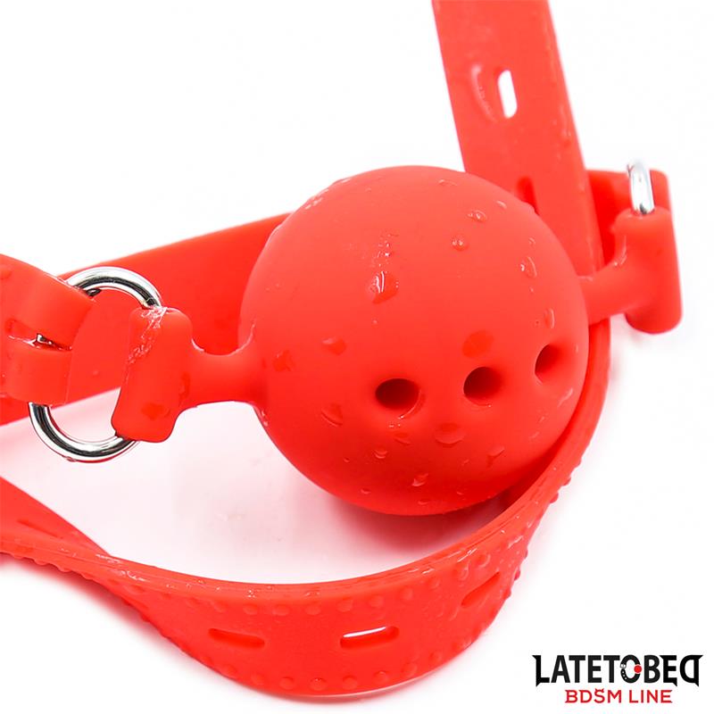 Breathable Silicone Ball Gag S - 4 cm