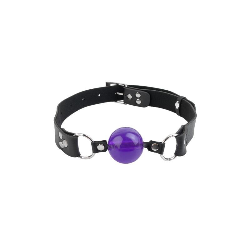 Penis Shaped Ball Gag Purple