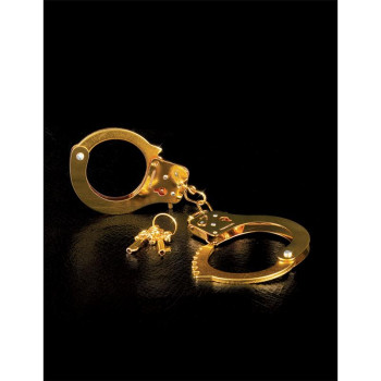 Metal Handcuffs Gold