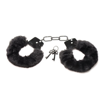 Furry Handcuffs Black