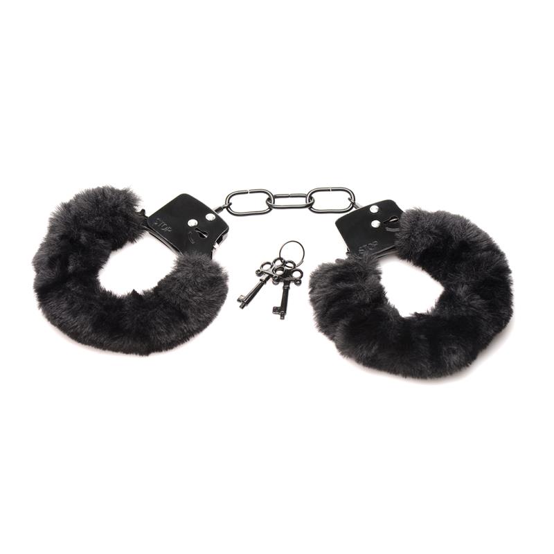 Furry Handcuffs Black