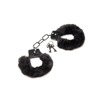 Furry Handcuffs Black
