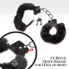 Furry Handcuffs Black