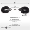 Furry Handcuffs Black