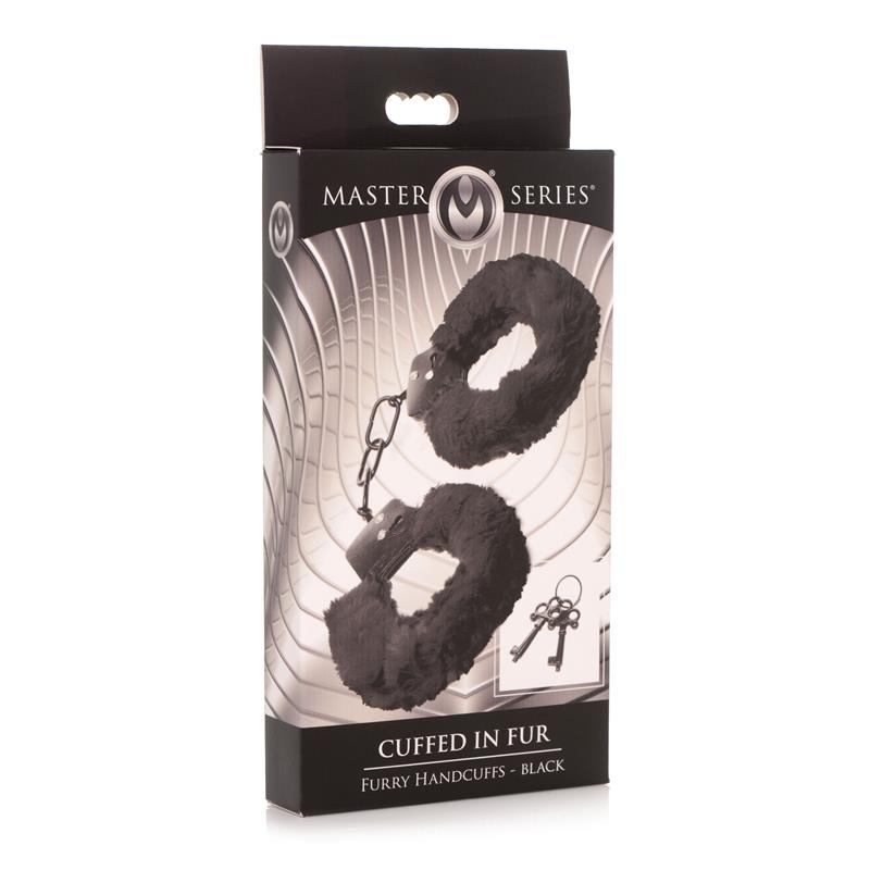 Furry Handcuffs Black
