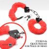 Furry Handcuffs Red