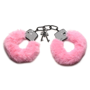 Furry Handcuffs Pink