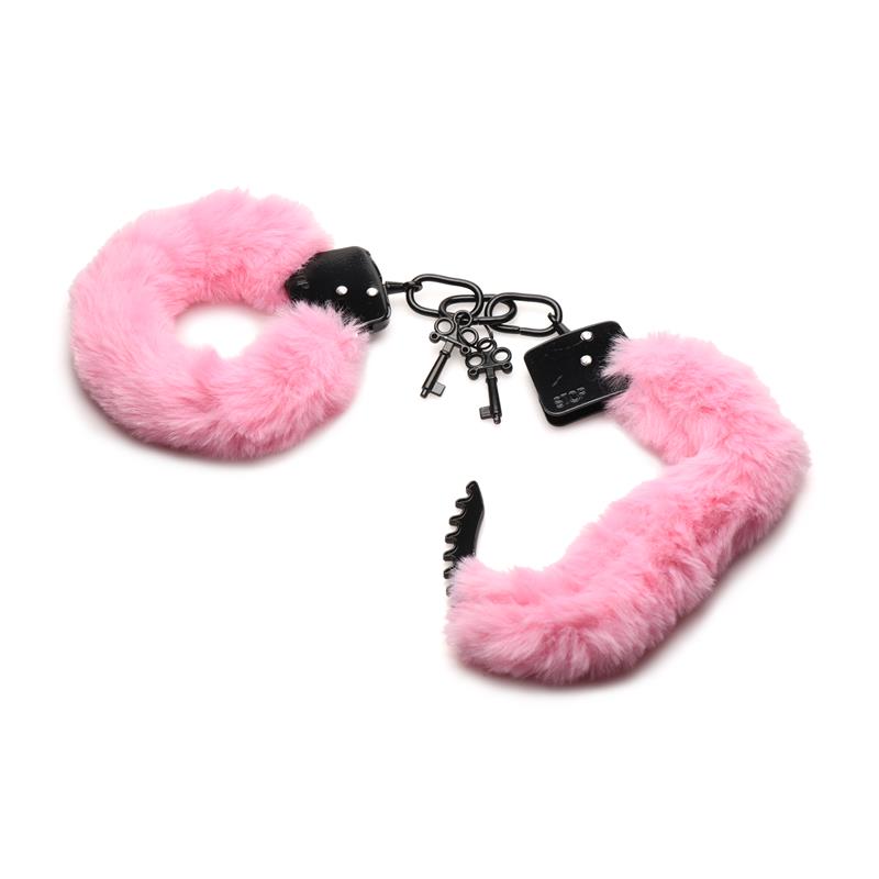 Furry Handcuffs Pink