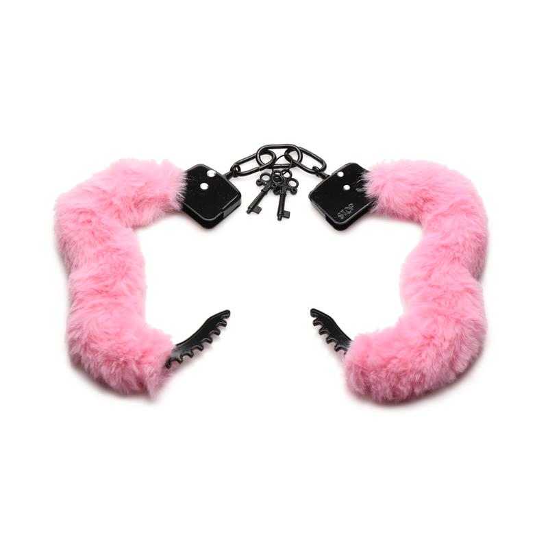 Furry Handcuffs Pink