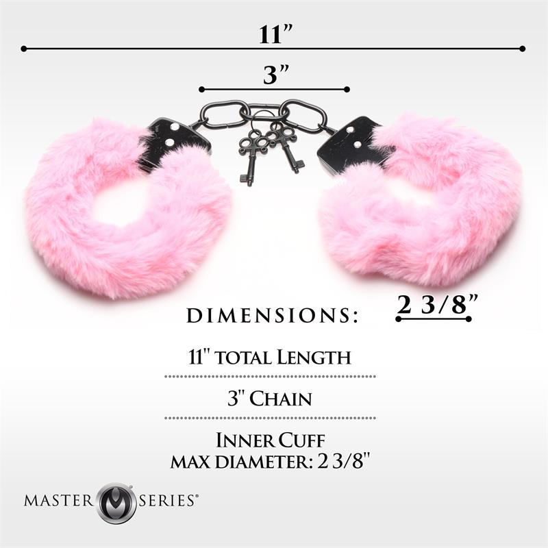 Furry Handcuffs Pink