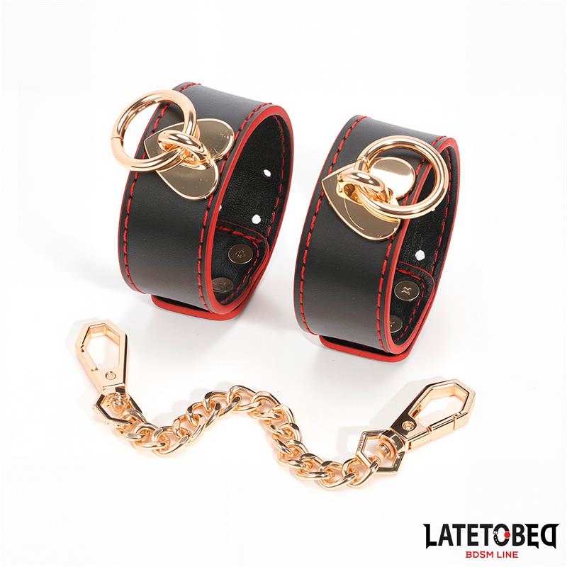 Wrist Cuff with Golden Chain