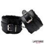 Furry Wrist Cuff Black
