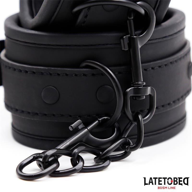 Neoprene Handcuffs Black