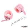Premium Fur Lined Handcuffs Pink