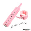 Premium Fur Lined Handcuffs Pink
