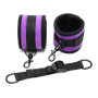 AnkleCuffs with Spreader Strap Adjustable Purple