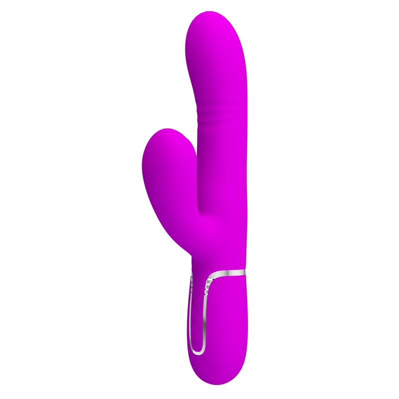 Mariana Vibrator 4 in 1 Silicone Fuchsia