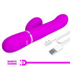 Mariana Vibrator 4 in 1 Silicone Fuchsia