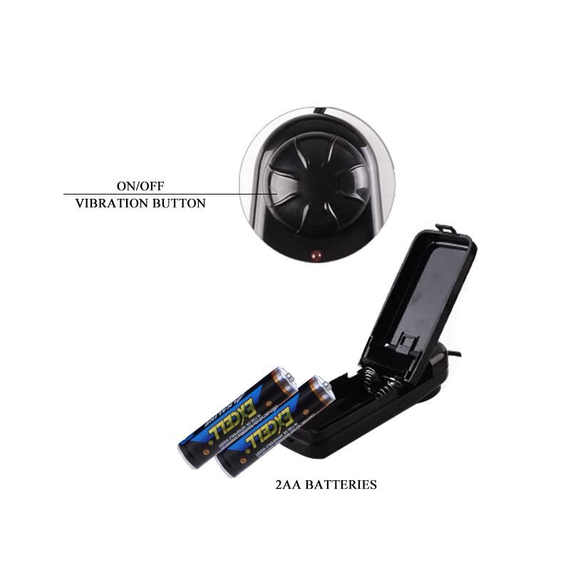 Hollow Strap-on with Vibration 15.5 x 4.2 cm Flesh