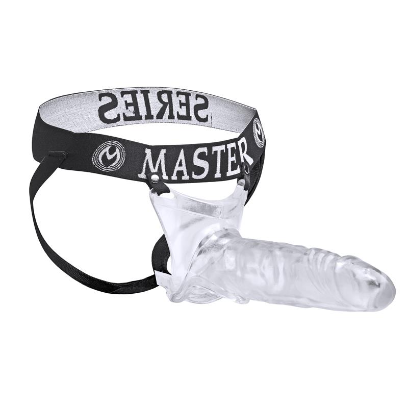 Grand Mamba XL Jockstrap with Hollow Transparent Dildo
