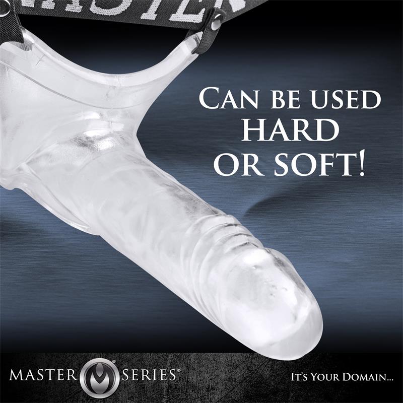 Grand Mamba XL Jockstrap with Hollow Transparent Dildo