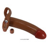 Bradden Universal Strap On with Vibrating Hollow Dildo 6.7